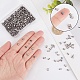 CREATCABIN 400Pcs 2 Hole Half Tila Beads Rectangle Glass Seed Beads Mini Plated with Plastic Containers for Craft Bracelet Necklace Earring Weeding Jewelry Making(Metallic Black Color) 5x2mm SEED-CN0001-08-3