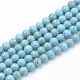 Synthetic Turquoise Beads Strands G-Q953-02-8mm-1