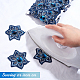 NBEADS Iron on/Sew on Ethnic Style Embroidery Flower Polyester Lace Ribbons OCOR-WH0060-47B-5
