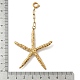 Подвесные украшения в виде морских звезд из нержавеющей стали 304 STAS-K308-10G-3