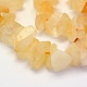 Chapelets de perles de citrine naturelle G-G697-D04-3