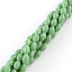 Faceted Rice Glass Beads Strands GLAA-Q046-01E-3