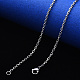 304 Stainless Steel Cable Chain Necklace NJEW-S420-008A-P-4