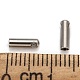 304ステンレス鋼コードエンド  チューブ  ステンレス鋼色  7x2mm  内径：1.5mm STAS-E033-5-3
