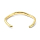 Placage ionique (ip) 304 bracelets manchette serpents en acier inoxydable BJEW-G693-02G-3