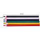 Benecreat 12pcs 6 strumenti per tracciare la matita solubile in acqua a colori per la marcatura del cucito su misura e il disegno degli studenti TOOL-BC0003-01-4