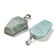 Pendentifs en pierres gemmes mélangées G-G004-06A-M02-3