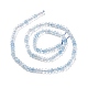 Chapelets de perles en aigue-marine naturelle G-E194-16-3