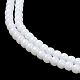 Imitation Jade Glass Beads Strands GLAA-K062-A01-09-4