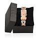 Valentine Day Gift Idea for Girlfriend High Quality Stainless Steel Rhinestone Wrist Watch WACH-A004-08RG-7