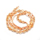 Chapelets de perles de citrine naturelle G-O170-57-2