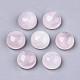 Natural rosa de cabuchones de cuarzo G-N326-59H-2
