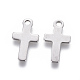 201 Stainless Steel Tiny Cross Charms STAS-L233-072P-2