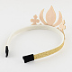 Cute Children's Plastic Crown Headbands OHAR-R201-01-2