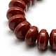 Rondelle Natural Red Jasper Beads Strands G-P062-11-3