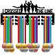 Спортивная тема железная вешалка для медалей настенная стойка для дисплея ODIS-WH0055-090-1