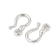 925 застежка-крючок из стерлингового серебра STER-S012-03B-P-2