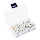 80pcs 8 couleurs de perles de verre opaques de Noël EGLA-YW0001-03-3