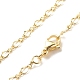 Figaro-Ketten-Halskette aus Messing für Frauen NJEW-P265-02A-G-1