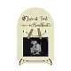 Arch Shape Wood Announcement Picture Frame Stand DJEW-WH0070-004-1