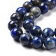 Natural Lapis Lazuli Beads Strands G-J396-8mm-3