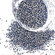 メッキガラスシードビーズ  ネイルアートの装飾アクセサリー  穴なし/ドリルなし  ラウンド  銀  0.6~0.8mm  約450 G /袋 SEED-S017-07-1