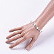 Perlas de vidrio estiran las pulseras BJEW-JB04757-4