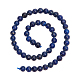 Nbeads 5 brins de perles de lapis lazuli naturel brins G-NB0004-56-1