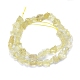 Rohe raue natürliche Zitronenjade Perlen Stränge G-I279-B11-2