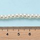 Backen gemalt pearlized Glasperlen runden Perle Stränge HY-Q003-4mm-02-5