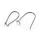 Brass Hoop Earrings Findings Kidney Ear Wires EC221-B-2