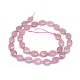 Chapelets de perles aux fraises en quartz naturel G-L552K-01A-3