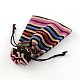 Ethnic Style Cloth Packing Pouches Drawstring Bags X-ABAG-R006-10x14-01C-3