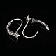 925 Sterling Silver Leverback Earring Findings STER-I017-084C-S-4