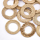 Handmade Reed Cane/Rattan Woven Linking Rings WOVE-T005-03A-1