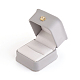 Подарочные коробки кольца из искусственной кожи LBOX-L005-A02-3