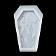 Boîte de rangement et couvercle en silicone pour cercueil d'halloween DIY-F144-06-5
