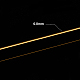 Benecreatマットラウンドアルミワイヤー  ゴールド  20ゲージ  0.8mm  235 m /ロール AW-BC0003-30E-0.8mm-5