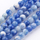 Chapelets de perles en jade persan naturel G-J356-14-6mm-1