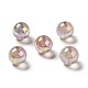 Placage uv perles acryliques irisées arc-en-ciel transparentes OACR-D010-01B-1