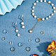 Superfindings 60 pièces 4 styles de cadres de perles en laiton KK-FH0005-31-5