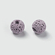 Perles de pierre de lave naturelle non cirées X-G-F325-8mm-A03-2
