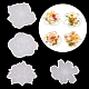 Stampi in silicone fai da te per tappetini per tazze di fiori DIY-E036-08-1
