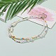 Perles de rocaille de verre chaînes de lunettes AJEW-EH00311-4