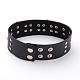 Punk Rock Style Cowhide Leather Choker Necklaces NJEW-D287-03-2