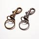 Alloy Keychain Clasp Findings KEYC-M018-01-1