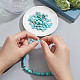 SUNNYCLUE 1 Box 122Pcs Gemstone Heishi Beads Natural Howlite Bead Flat Round Beads 8mm Beaded Disc Stone Loose Spacer Beads for Jewelry Making Beading Kit Turquoise Color Bracelet Necklace Supplies G-SC0002-29-4