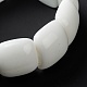 Bracelets extensibles en perles de verre opaques BJEW-I296-02A-2