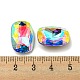 Cabochons de strass en verre&nbsp;RGLA-M017-E03-202ST-3