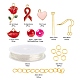 Kits de fabricación de conjuntos de joyas de diy para el día de san valentín DIY-LS0001-83-3